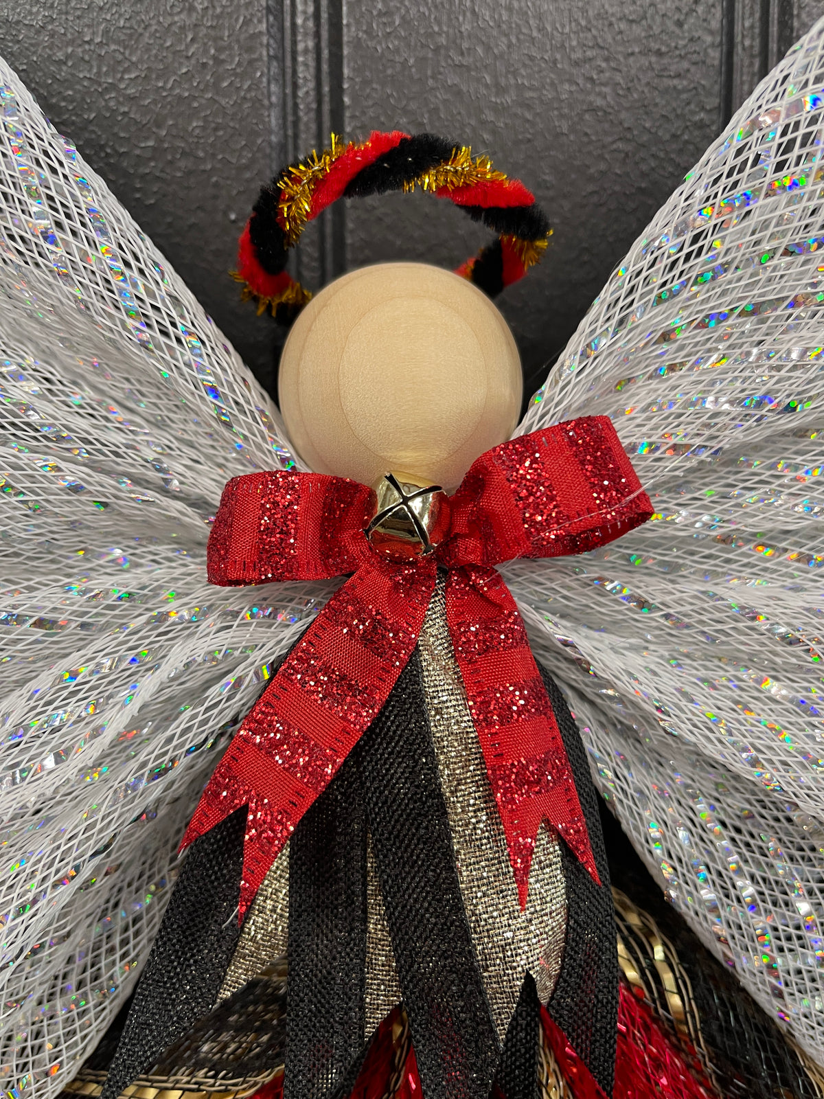 Marine Military Angel Tree Topper, Graveside Memorial, KatsCreationsNMore