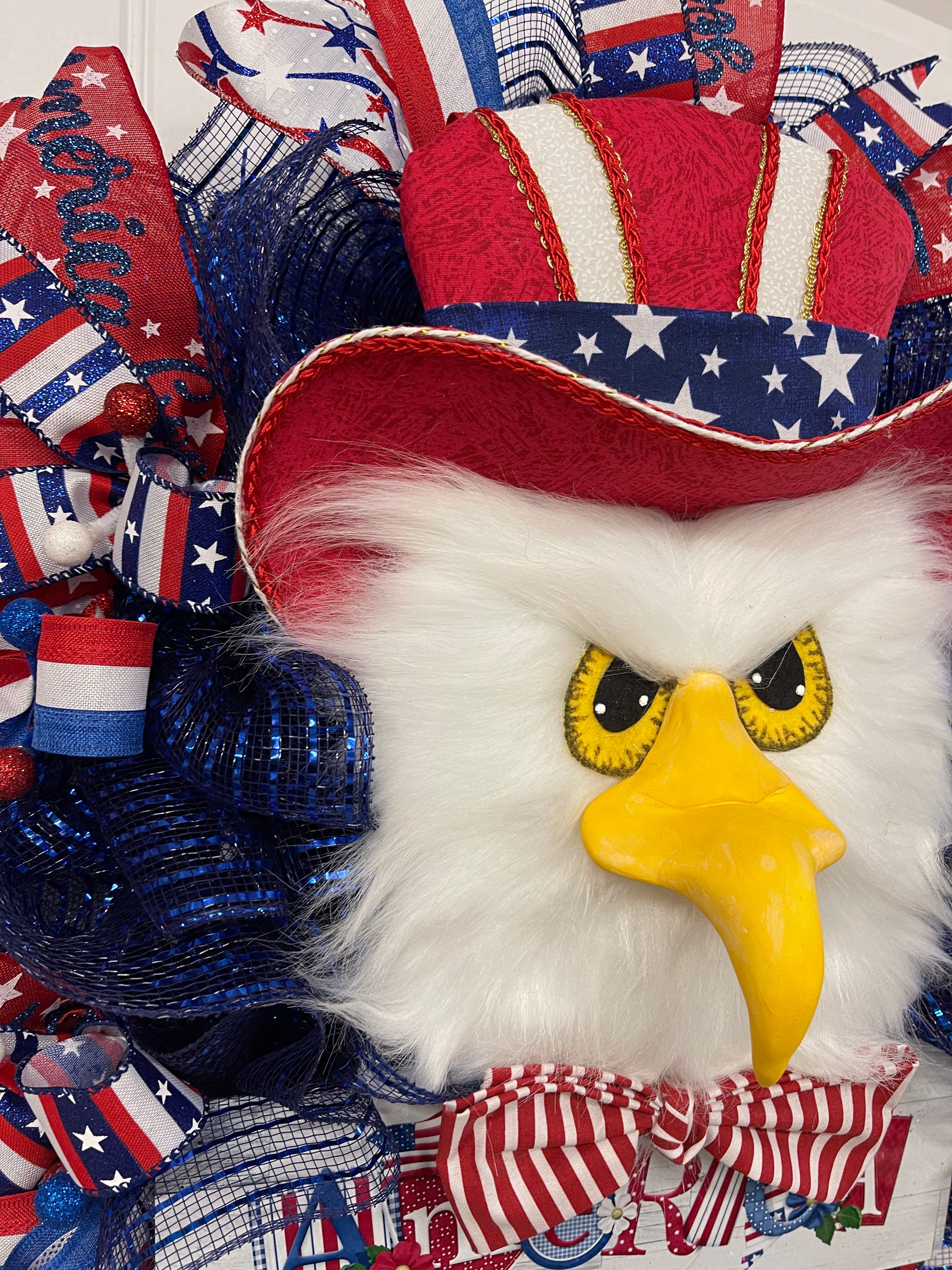 Liberty Eagle Patriotic Wreath