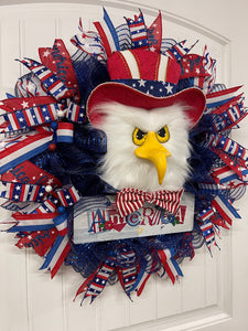 Liberty Eagle Patriotic Wreath
