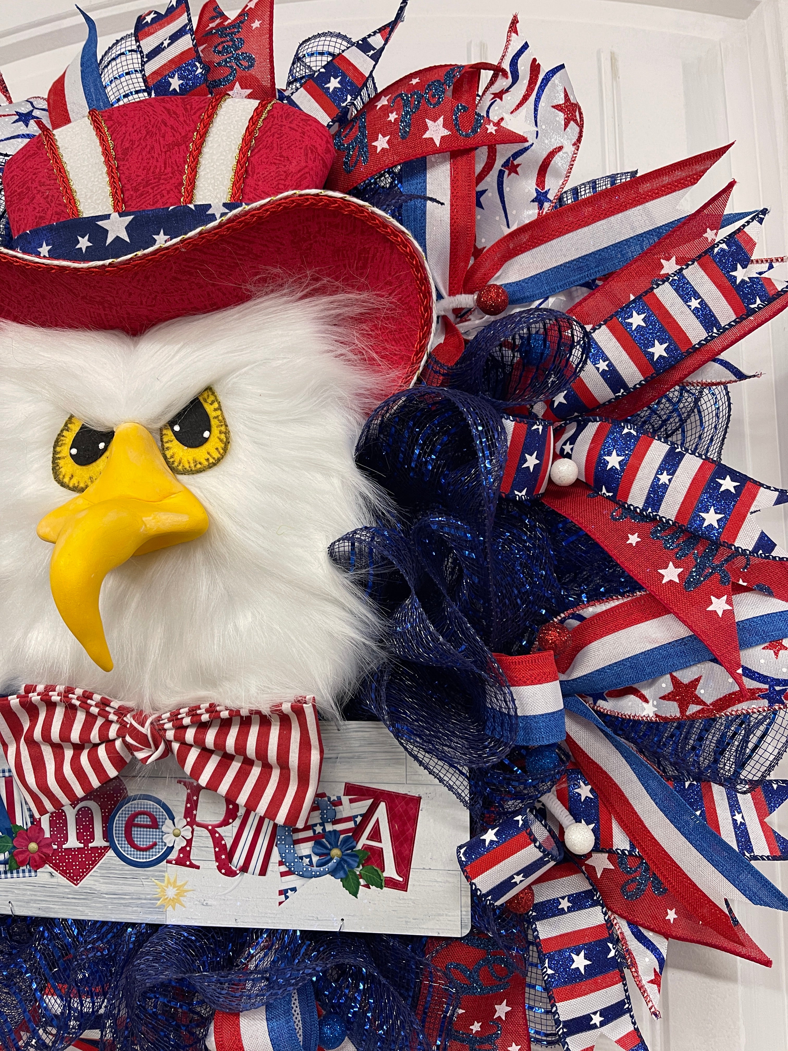 Liberty Eagle Patriotic Wreath